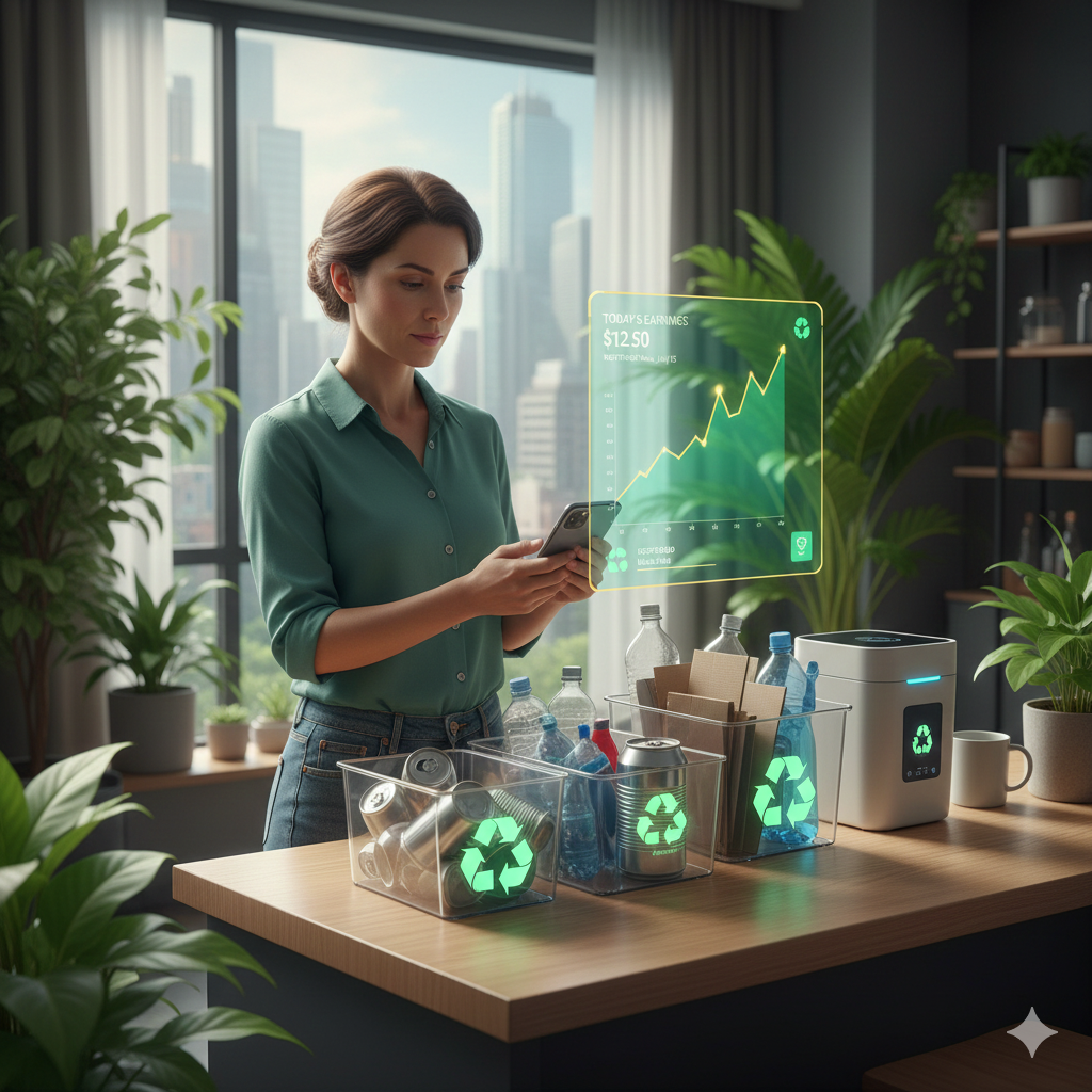 🏡 ایده‌های خلاقانه برای کسب درآمد از بازیافت در خانه