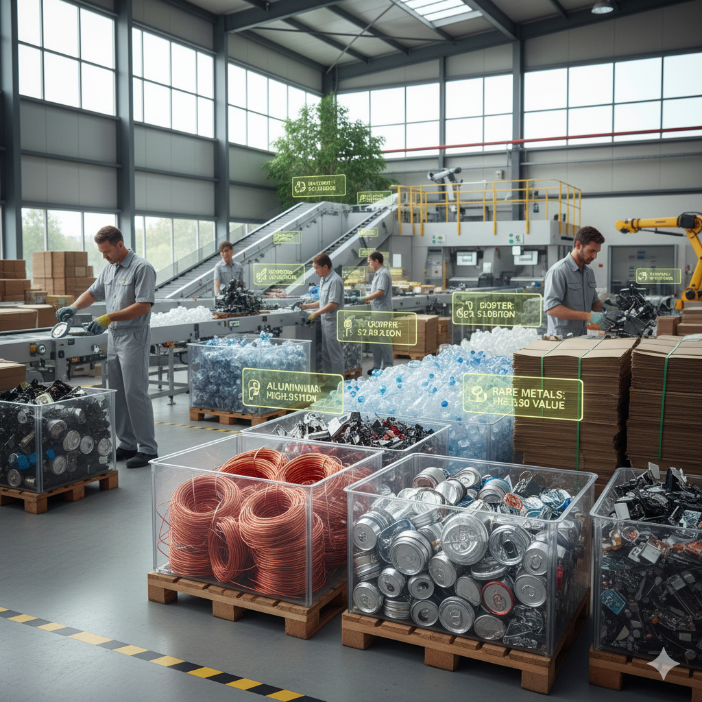 ♻️ کدام مواد بیشترین ارزش بازیافتی را دارند؟ راهنمای کامل برای ۲۰۲۵ به بعد