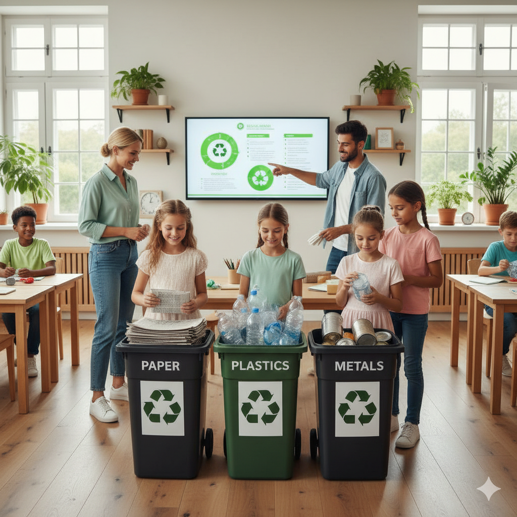 🟩 آموزش بازیافت برای کودکان و نوجوانان