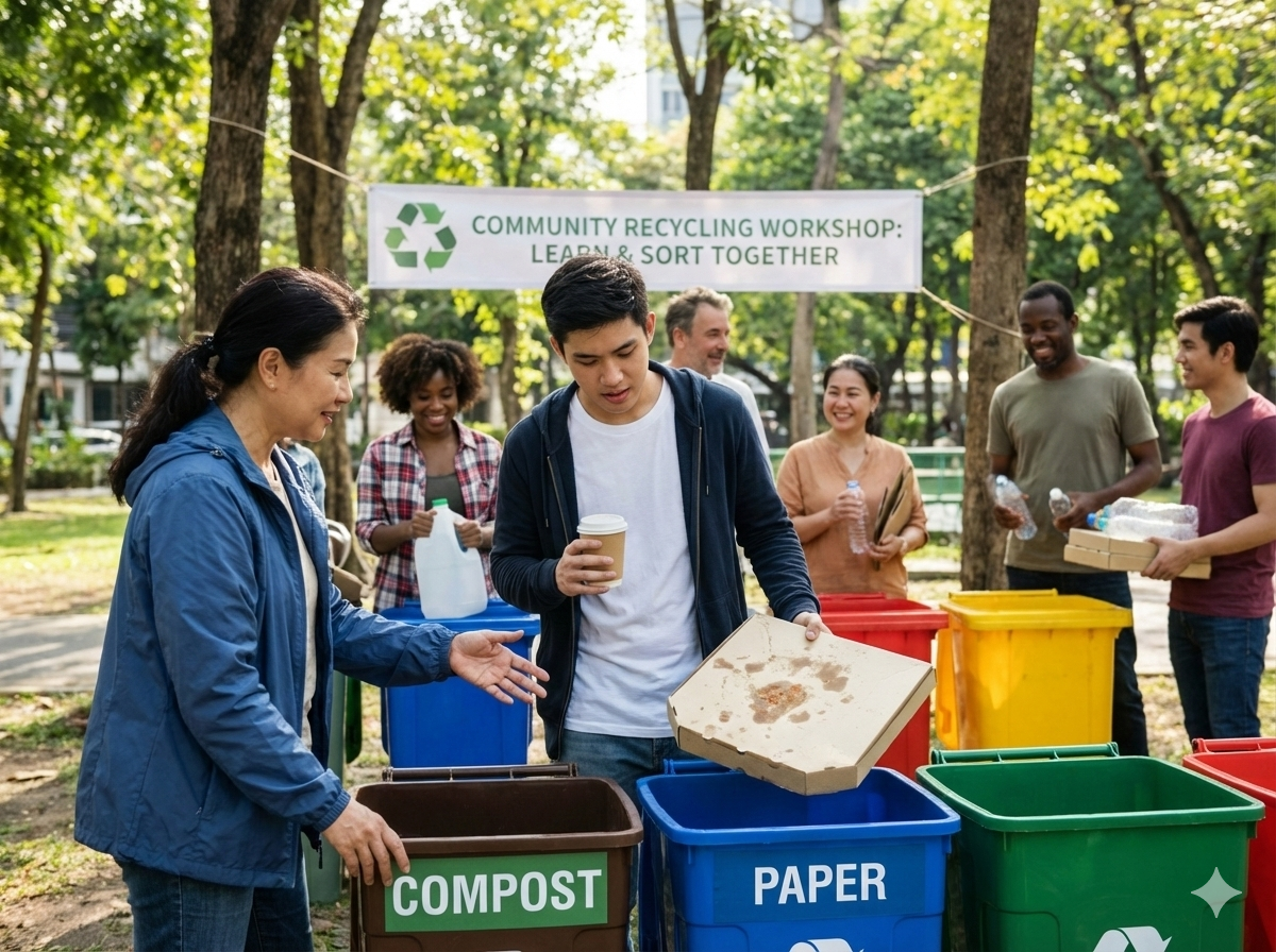 اشتباهات رایج در تفکیک زباله | 10 خطای مهم که بازیافت را بی‌اثر می‌کند