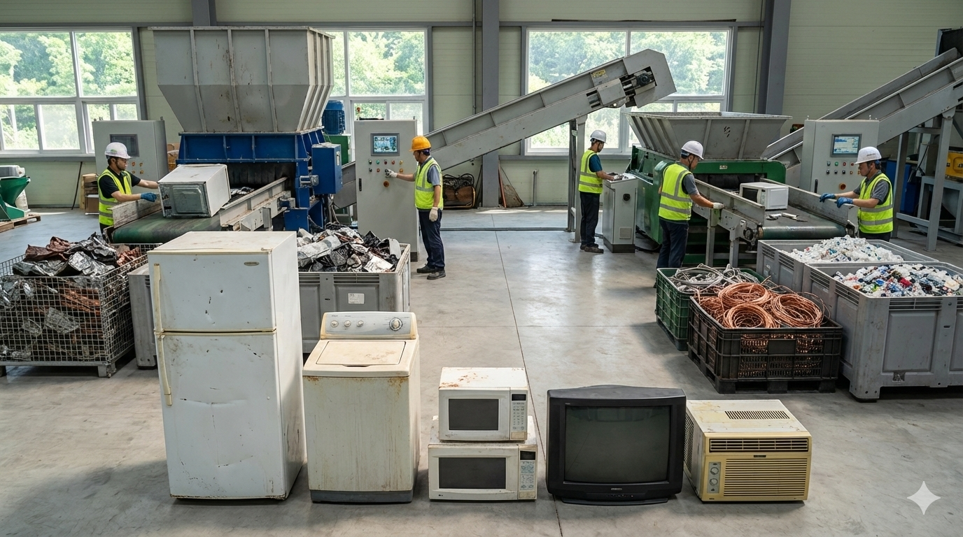 بازیافت لوازم خانگی فرسوده | راهنمای کامل، درآمدزا و دوستدار محیط زیست