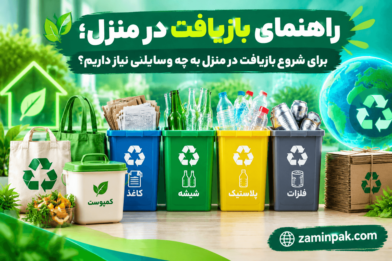 برای شروع بازیافت در منزل به چه وسایلی نیاز داریم؟