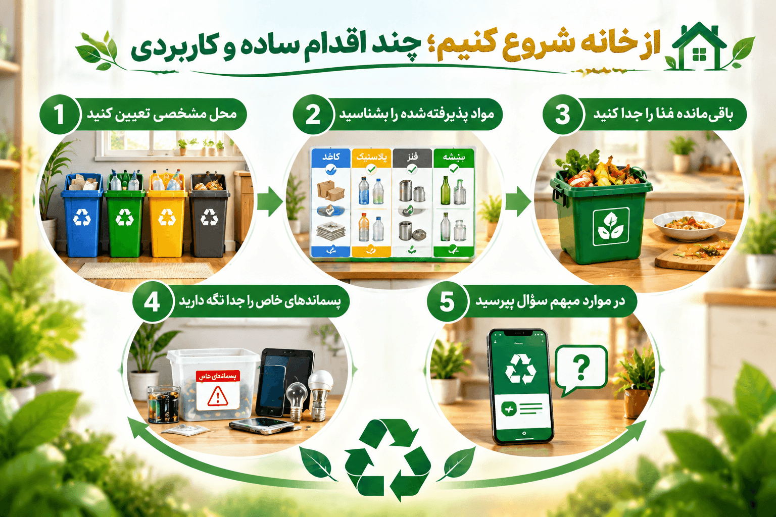 از خانه شروع کنیم؛ چند اقدام ساده و کاربردی