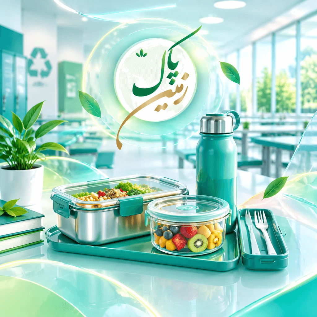 بازیافت در بوفه مدرسه و حذف ظروف یکبارمصرف
