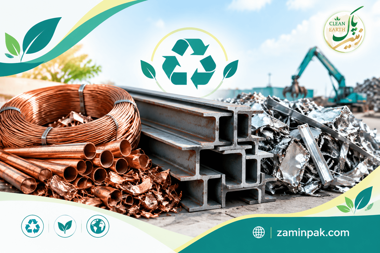 ضایعات فلزی چیست؟ راهنمای فروش، تفکیک و بازیافت ضایعات فلزی